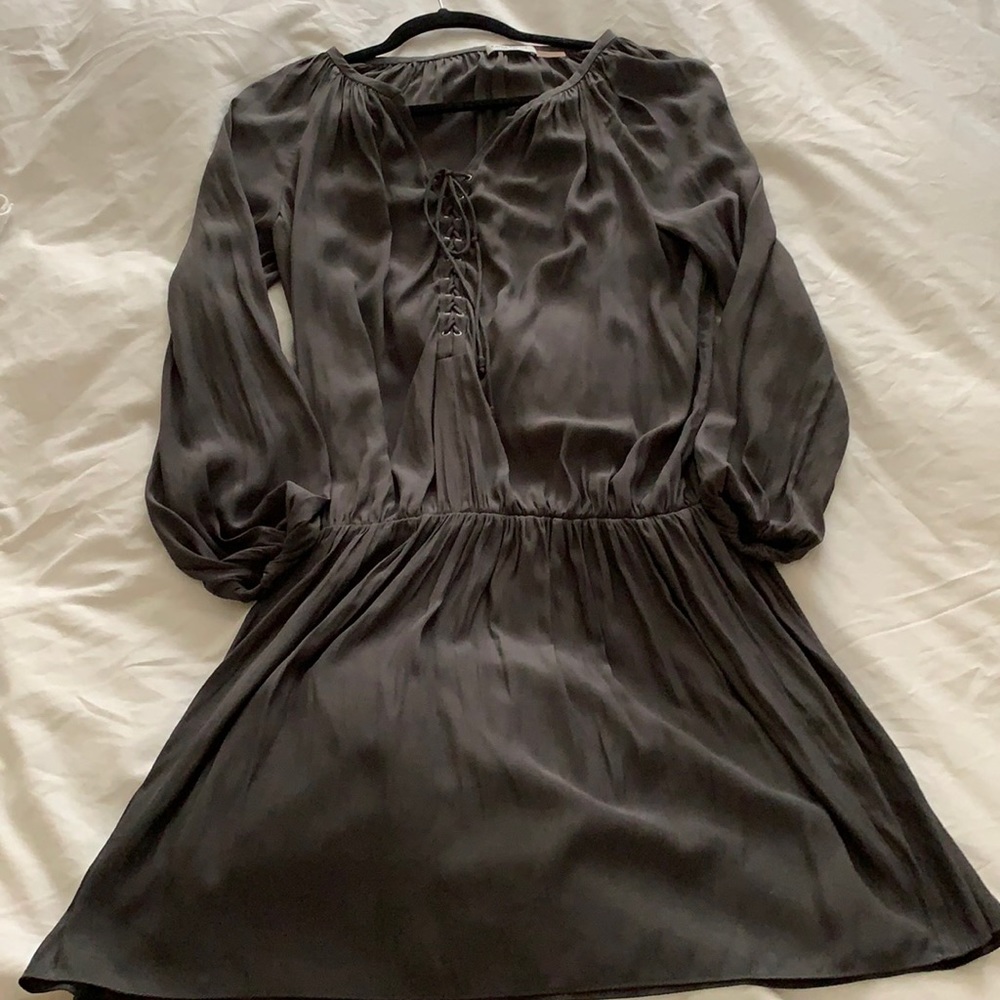 Ramy Brook grey silk dress, size S/P